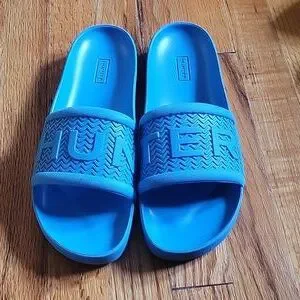 Chanclas Hombre Tommy Hilfiger Sandalias Hunter BLOOM™ Slide Para Hombre  Azules, Material De Algas Sandals Toddler